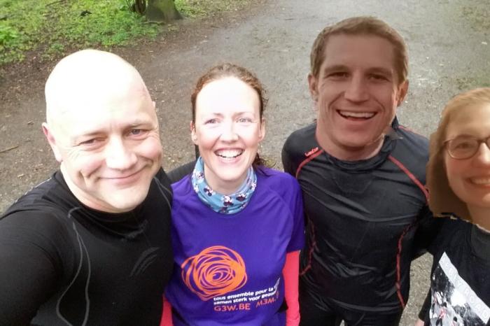 Gé, Mike, Nico et Fanny s'allient pour courir un marathon pour le droit à la santé!